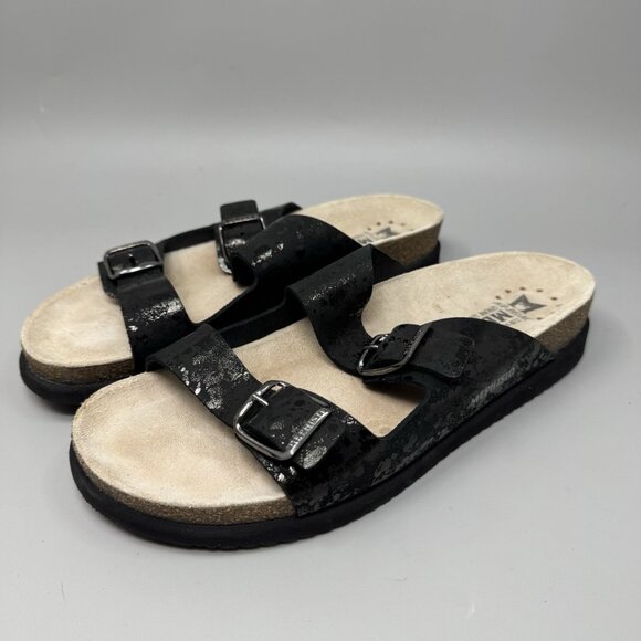 Mephisto Harmony Women's Size 10 US Black Leather Sandals - Picture 3 of 7